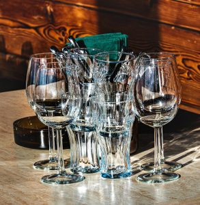 restaurant, glasses, alpine restaurant, glassware, bar, alcohol, clear, bright, cold, wineglasses, coca cola, table, napkins, clarity, alpine, brown restaurant, glassware, glassware, glassware, glassware, glassware, coca cola